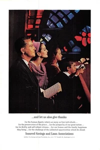 1959 Insured Savings and Loan Associations Vintage Print Ad - Family, Gratitude - Picture 1 of 1