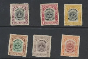 Labaun Stamps 1902 SG117;120;123/4;127;128a Mint Hinged CV £61.5 - Picture 1 of 8