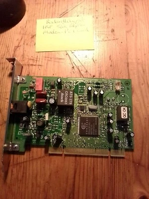 Rockwell Chipset HSF 56K Data Fax Modem PCI Card - Image 1 of 4