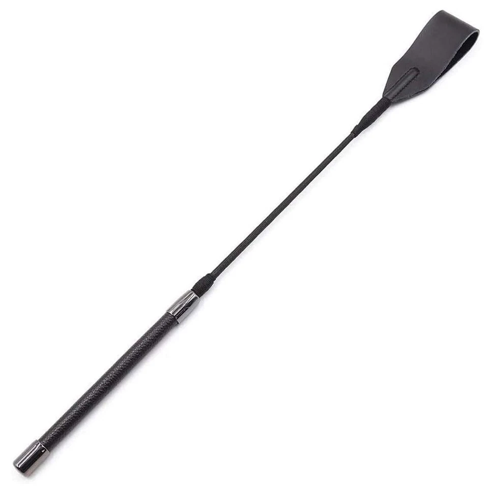 18 Inch Real Riding Crop English Whip With Genuine Leather Top Premium Quality