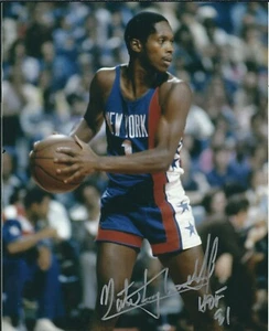 Signed  8x10 NATE ARCHIBALD "HOF 91"  New York Nets  Autographed Photo w/COA - Picture 1 of 1
