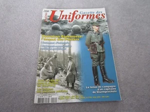 Vintage magazine Gazette des uniformes ,issue 200 ,2002 ,in FRENCH - Picture 1 of 1