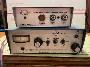 2 CB RADIO TUBE MOBLE LINEAR AMPLIFIERS - NOT WORKING - ONE WITH TWO 6LF6 TUBES - Zdjęcie 1 z 20