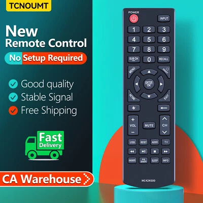 New MC42NS00 For Sanyo TV Remote Control DP24E14 DP39D14 DP42D24 DP50E44 DP55D44