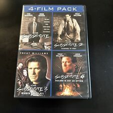The Substitute Complete 4-Movie Collection (3-Disc) (DVD, 2000) Treat Williams