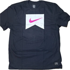 Nike men’s Graphic Tee- Black/white/pink/sport/comfort/new/nike Logo/ Medium - Picture 1 of 2