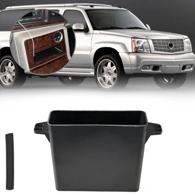 For Cadillac Escalade ESV EXT 2003-2006 Black CD Changer Pocket Storage Cubby US - Image 1 of 4