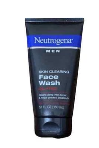 Neutrogena Men Skin Clearing Acne Face Wash ~ 5.1 fl oz ~ Oil Free ~ New - Picture 1 of 2