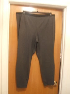 Eileen Fisher 2X Charcoal Herringbone Jegging Pants Polyester Stretch NWT $218 - Picture 1 of 12