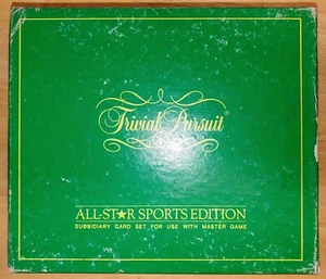 Vintage Trivial Pursuit All-Star Sports Edition No. 9 Subsidiary Card Set 1982 - Picture 1 of 3