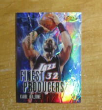 KARL MALONE 1999-00 Topps Finest FINEST Producers REFRACTOR Card #FP3 HOF
