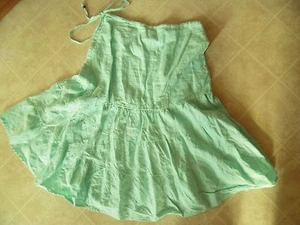Gap Size 0 R Aqua Linen Below Knee Drawstring Waist Skirt - Picture 1 of 3