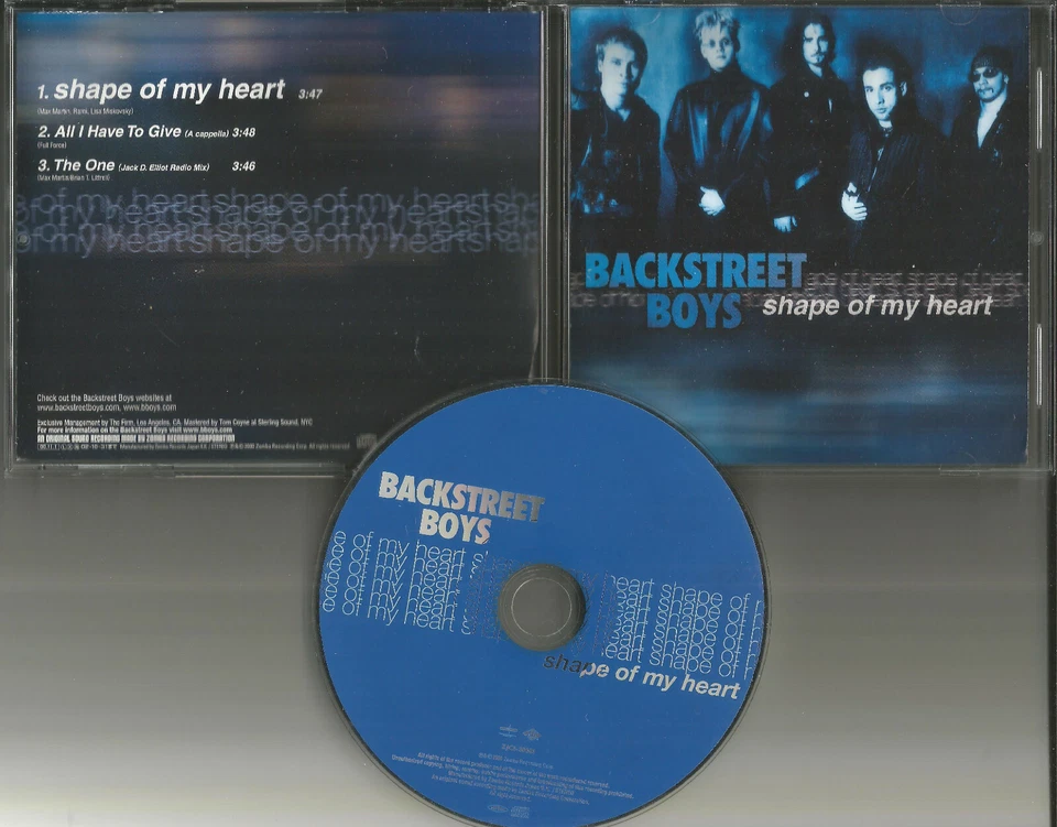 BACKSTREET BOYS Shape of My Heart 3TRX w/ ACAPELA & MIX JAPAN Press CD USA Seler Foto 1 de 1
