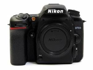 Nikon D7500 20.9MP Digital SLR Camera Black Body DX Full HD Excellent from Japan - Picture 1 of 4
