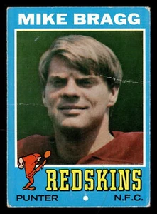 1971 Topps Mike Bragg #143 GD Washington Redskins Rookie - Picture 1 of 2