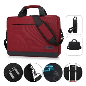 Laptop Sleeve Briefcase Carry Bag Crossbody Notebook Computer Case 14" 15.6" - Picture 1 of 23