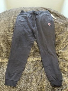 K-Swiss NWT Women’s Size L Graphite Fleece Lined Drawstring Sweatpants Jogger - Picture 1 of 6