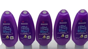 Aussie 3 Minute Miracle Moist Deep Conditioner 1.7 oz Travel Size Pack of 5 - Picture 1 of 4