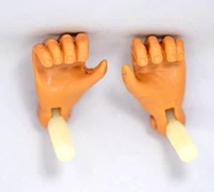 Man Vintage Action Man Elite Brigade 1:6th Scale Caucaision Gripping Hands - Picture 1 of 3