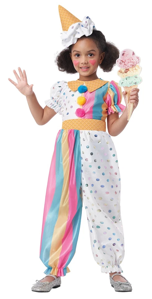 Sweet Treats Circus Clown Toddler Child Costume - Image 1 of 1