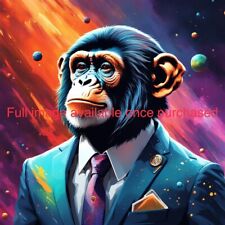 Galaxy Of The Apes | High Resolution Digital Wall Art Print | Download