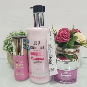 Skin DOCTOR PARIS Egyptian Glow + Vit C Brightening Lotion + Serum + Creme 400ml - Bild 1 von 5