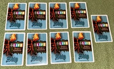 2005 Life Pirates Of The Caribbean Replacement Pieces - 9 Ship Cards - Image 1 of 4