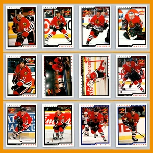 Chicago Blackhawks Lot 12 Hockey Cards Score Bob Probert NM Hockey NHL - Picture 1 of 14