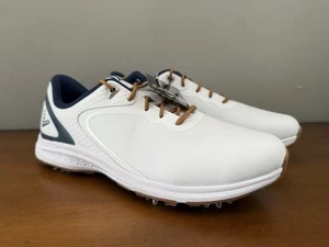 NWT Women's Callaway Coronado V2 Golf Shoes White/Navy - CGW403WN - Size 7.5 M - Picture 1 of 9