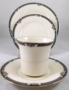 Noritake Halifax Group of Bread & Butter Plate Cup & Saucer Set & Salad Plate - Picture 1 of 5