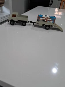 VINTAGE~Matchbox Super Kings  Unimog & K- 32 farm trailer/sheep~ Lesney ~ UK ! - Picture 1 of 10