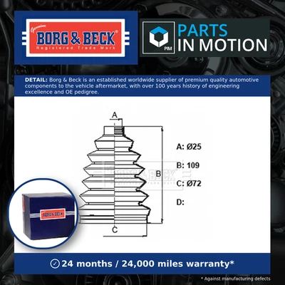 Bota articulada CV se adapta a RENAULT CLIO Mk4 9 delantera exterior 2013 en polaina eje de transmisión CV Foto 1 de 4