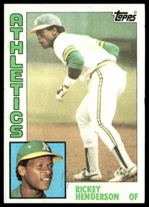 1984 Topps #230 Rickey Henderson - Picture 1 of 2