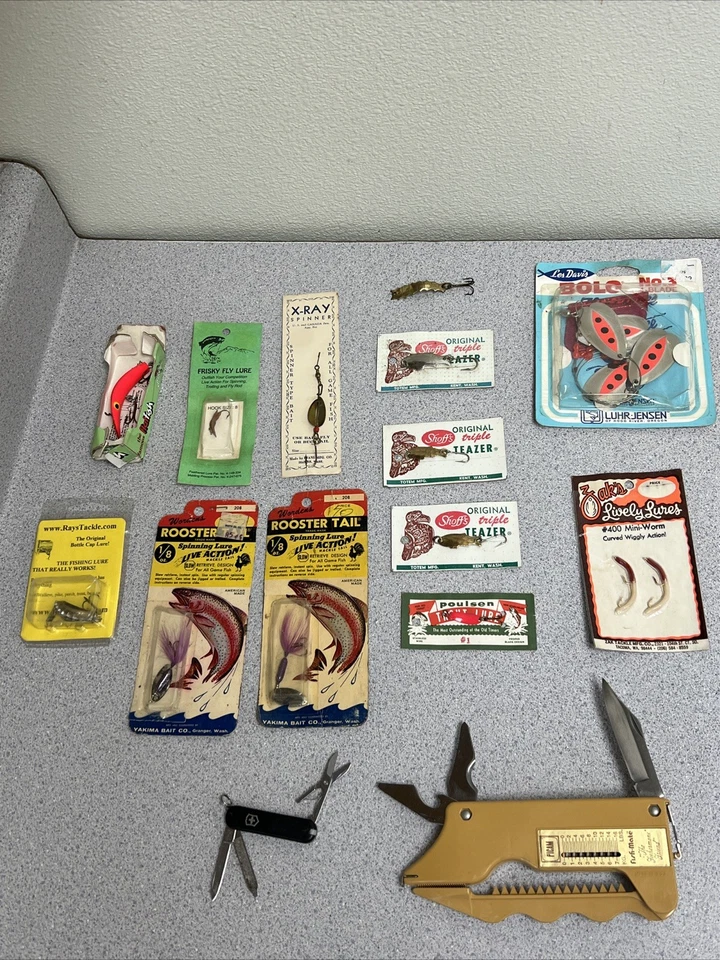 Vintage Trout Fishing Tackle Lot - Collection Rare Hard To Find Lures- New/ Mint - Image 1 of 4