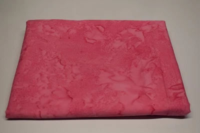 2 yards x 44" Cotton Batik fabric PINK tonal watercolor BACKGROUND blender - Image 1 of 2