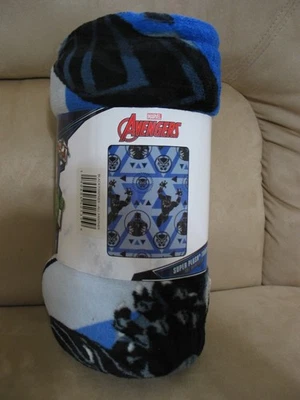 NEW Black Panther plush throw 46"x60" Marvel Avengers - Image 1 of 4