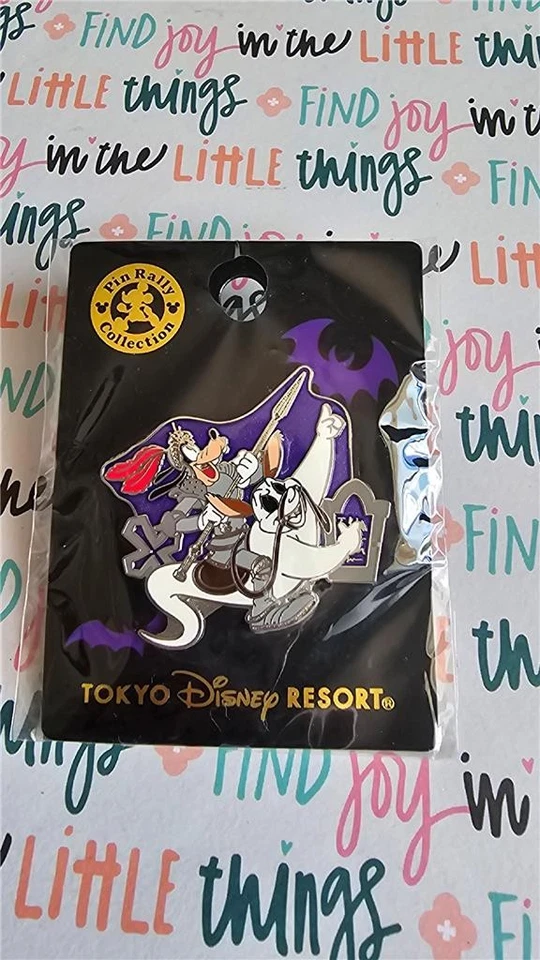 TDL Disney Япония - Goofy as a Knight Riding a Ghost Halloween 2006 - Pin Rally - Изображение 1 из 1