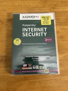 Kaspers Internet Security Premium Protection 3 Devices 2014 Sealed MAC iOS & - Picture 1 of 2