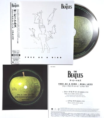 THE BEATLES Japan Limited SHM-CD New w/ Obi 2025 Mix Free As A Bird / Real Love - Image 1 of 4