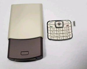 100% Original Nokia N70 Keypad Ivory, Battery Cover - Afbeelding 1 van 1