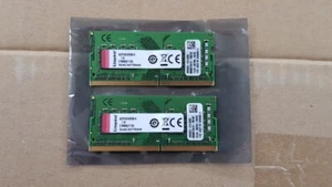 Kingston 8GB Memory Kit 2 x 4GB DDR4-2400T PC4-19200 KCP424SS84 SO-DIMM 2400MHz - Picture 1 of 4