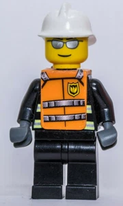 LEGO ® Minifigura Town City Bombero FUEGO Set Gafas de Sol 7046 7043 wc016s - Imagen 1 de 2