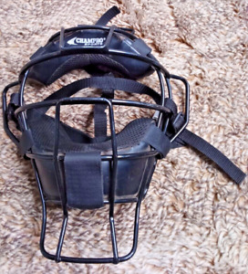 Champro Baseball Umpire Mask CM72B Lightweight Mask Black - CHAMPRO SPORTS