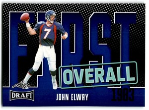 2023 John Elway Leaf Draft First Overall Blue