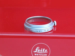Leica a36 chrome SL filter marked E. Leitz New York,   US SELLER - Picture 1 of 1