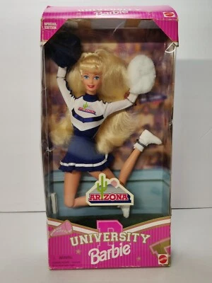 1996 University of Arizona Barbie Doll Cheerleader NRFB Special Edition Mattel - Image 1 of 4