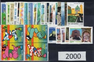2000 San Marino Annata completa NO bf MNH - Imagen 1 de 1