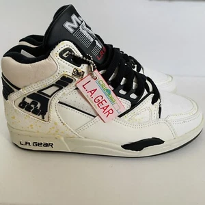 DS LA Gear x Michael Jackson 90s Smooth Criminal White/Black Sneaker Sz 5.5 RARE - Picture 1 of 6