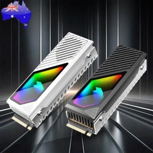 M.2 2280 SSD Heatsink SSD Aluminum Alloy Radiator 5V 3 Pin ARGB M.2 Radiator - Picture 1 of 18