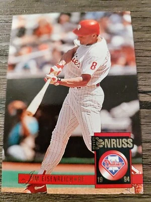 1994 Donruss #548 Jim Eisenreich Phillies  - Image 1 of 2